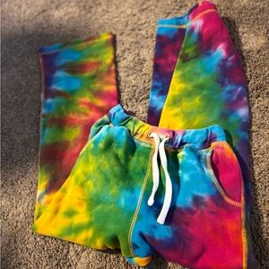 Colorful Tie-Dye Kids Joggers